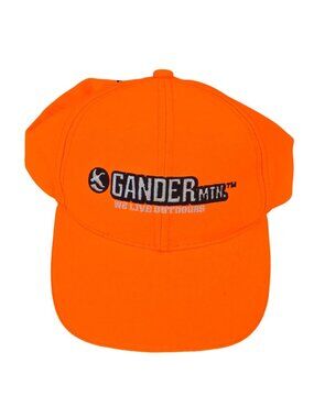 Gander Mountain Blaze Orange LED Hat Adjustable Panther Vision Outdoors